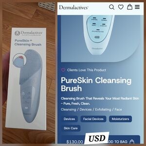 Dermalactives PureSkin+ Facial Cleansing Brush